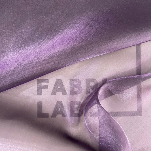 Iridescent Organza - Dark Thistle