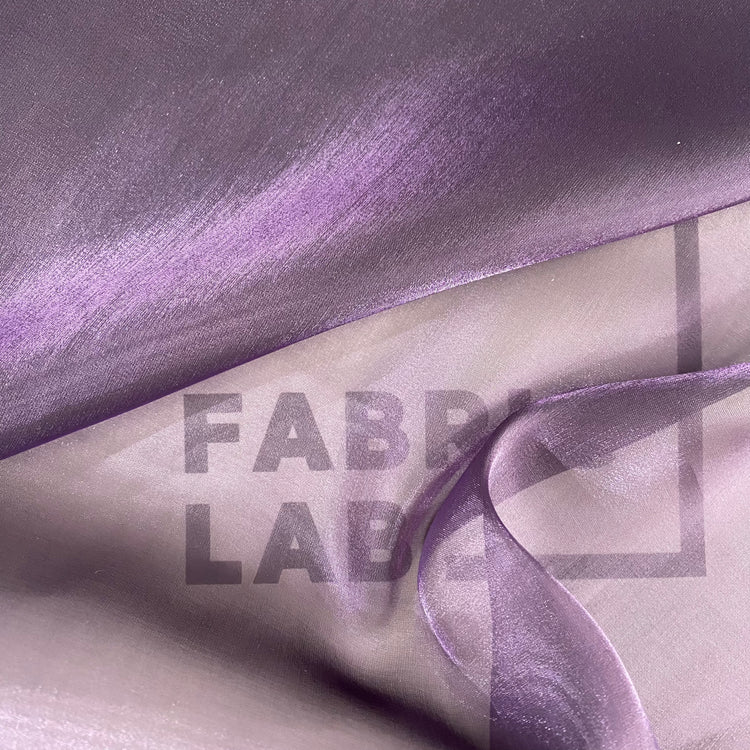 Iridescent Organza - Dark Thistle