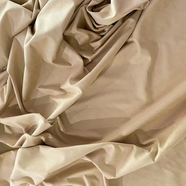 Stretch Faux Suede - Double Sided - Bisque