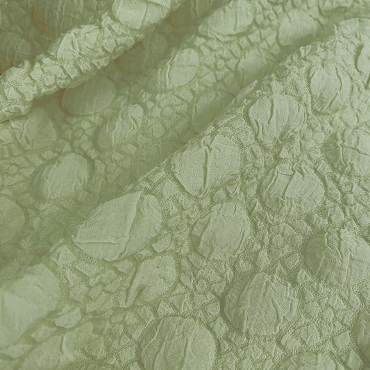 Stretch Bubble-Wrap Double Weave - Mint Green