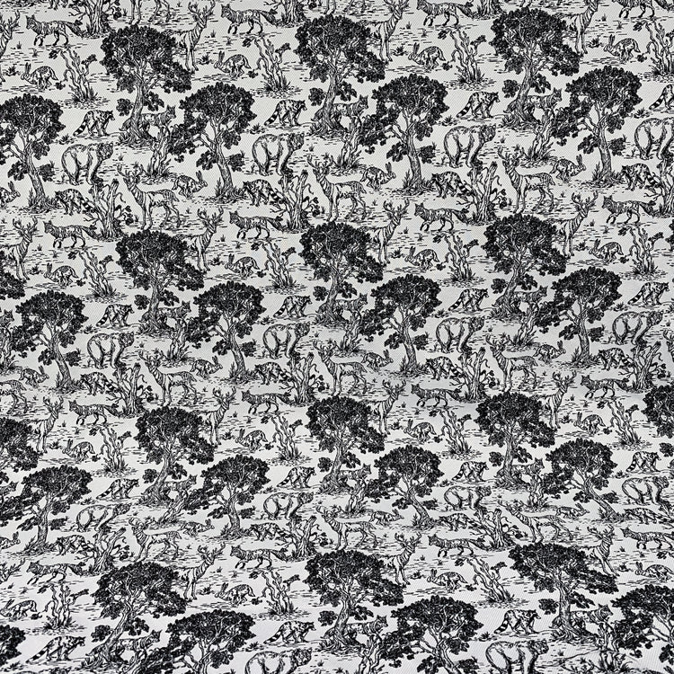 Forest Jacquard - White/Black