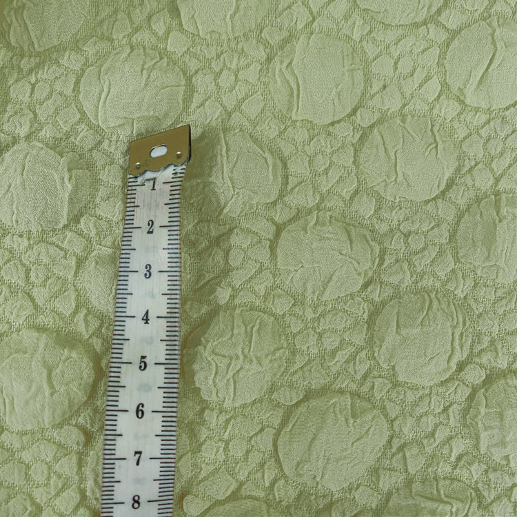 Stretch Bubble-Wrap Double Weave - Mint Green