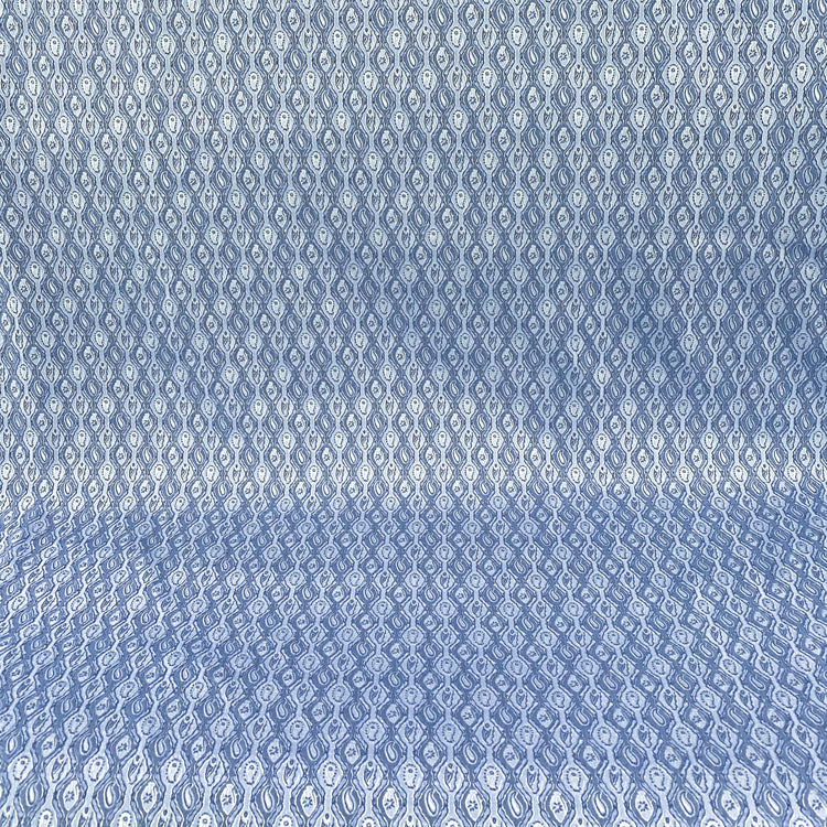 (Remnant) Raised Geometric Jacquard - Lavender/Blue - 0.95m