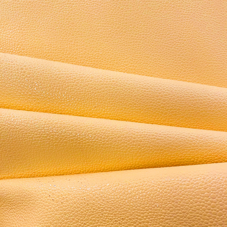 Snake Faux Leather - Fine Pattern - Yellow
