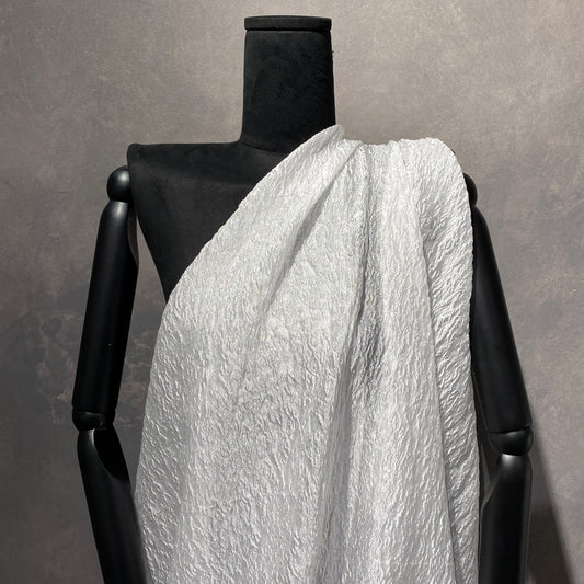 Cloqué Organza - White