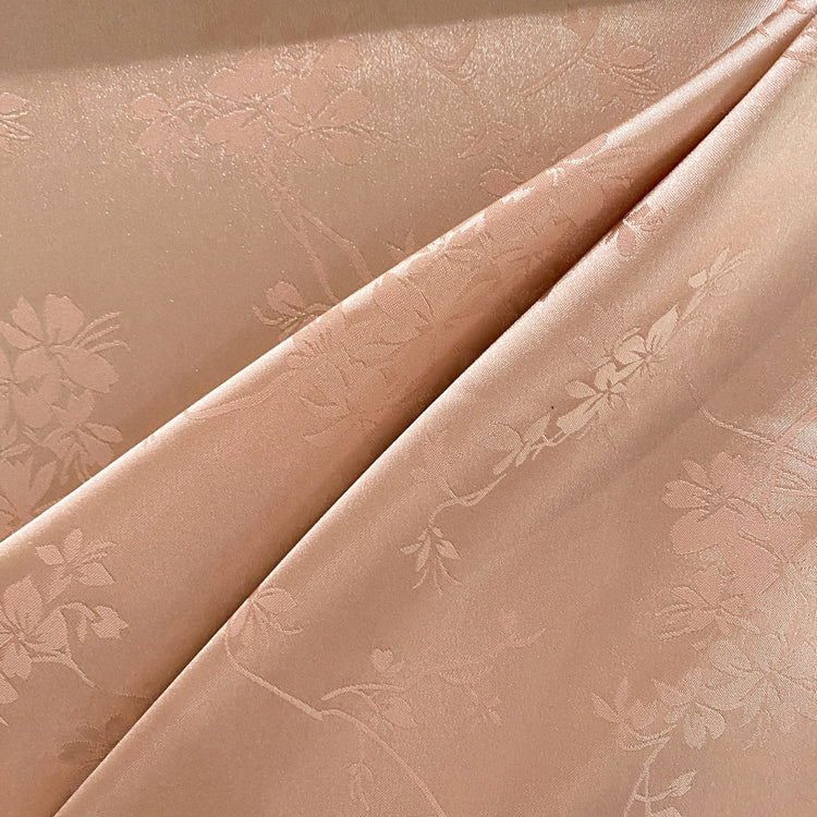 Satin Orchid Damask - Misty Rose
