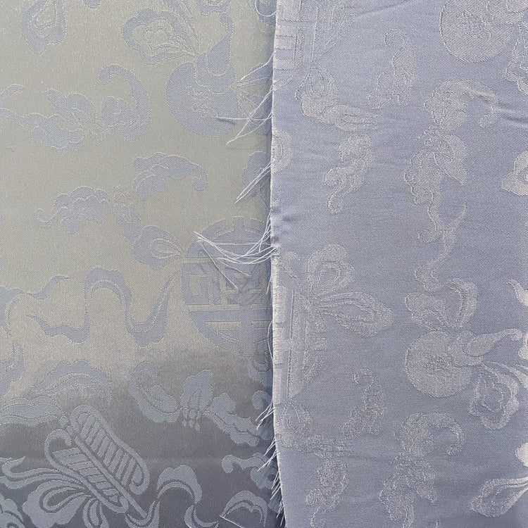 Feng Shui Silk Damask - Light Steel Blue
