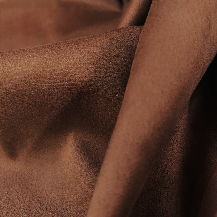 Stretch Faux Suede - Double sided - Sienna