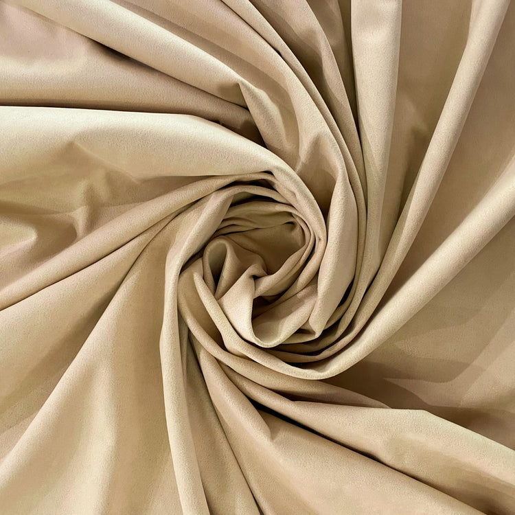 Stretch Faux Suede - Double Sided - Bisque
