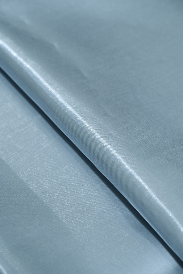 Shimmering Lake Satin - Air Blue