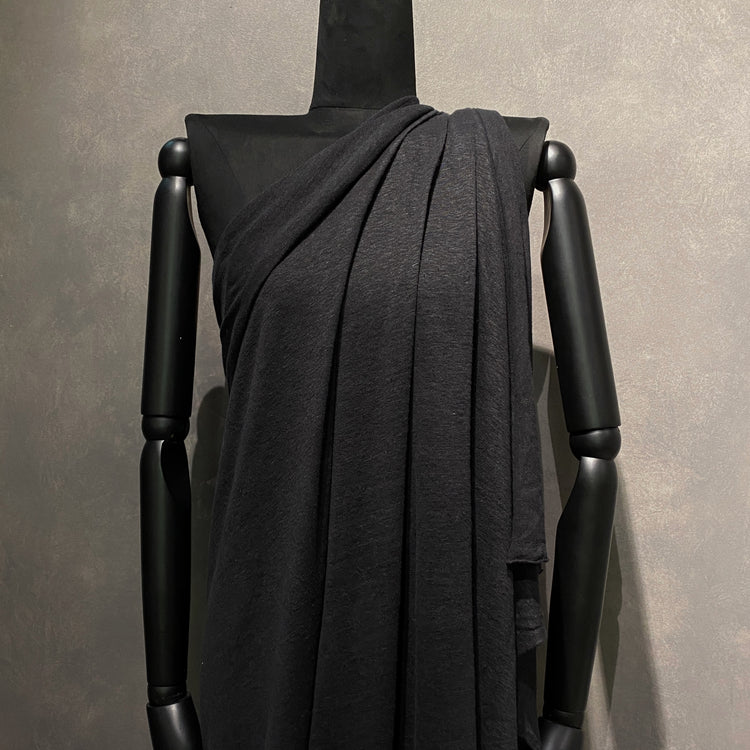 Hemp Single Jersey - Black
