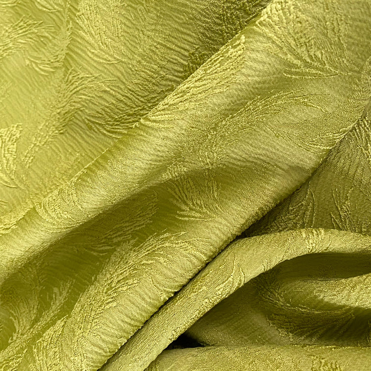 Rippled Floral Damask - Green
