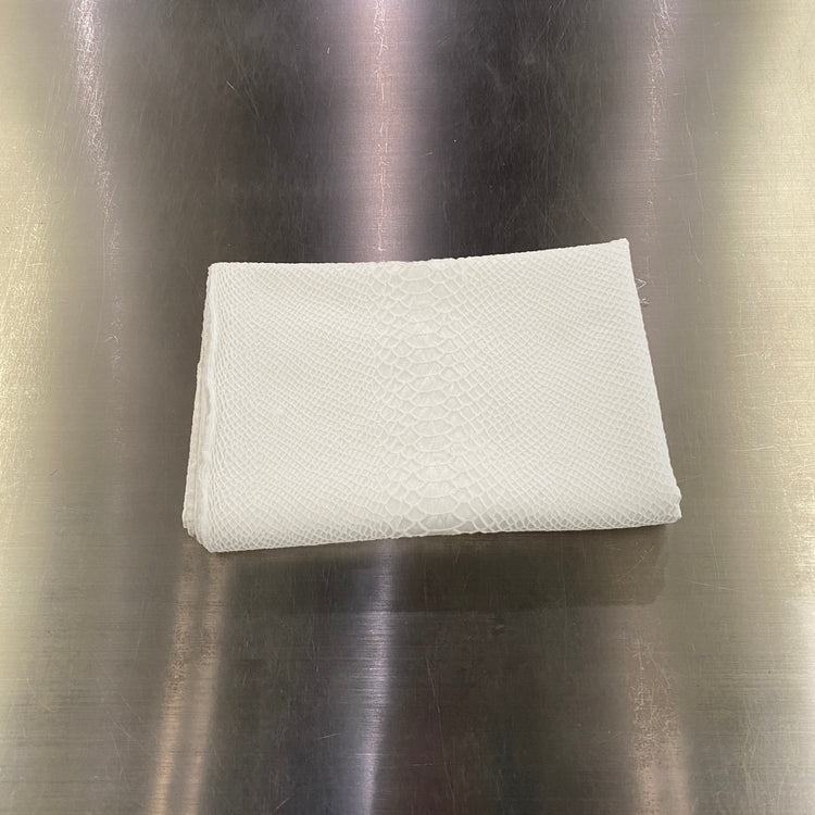Remnant - Reptile Raised Dobby Jacquard - White