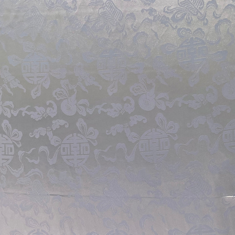 Feng Shui Silk Damask - Light Steel Blue