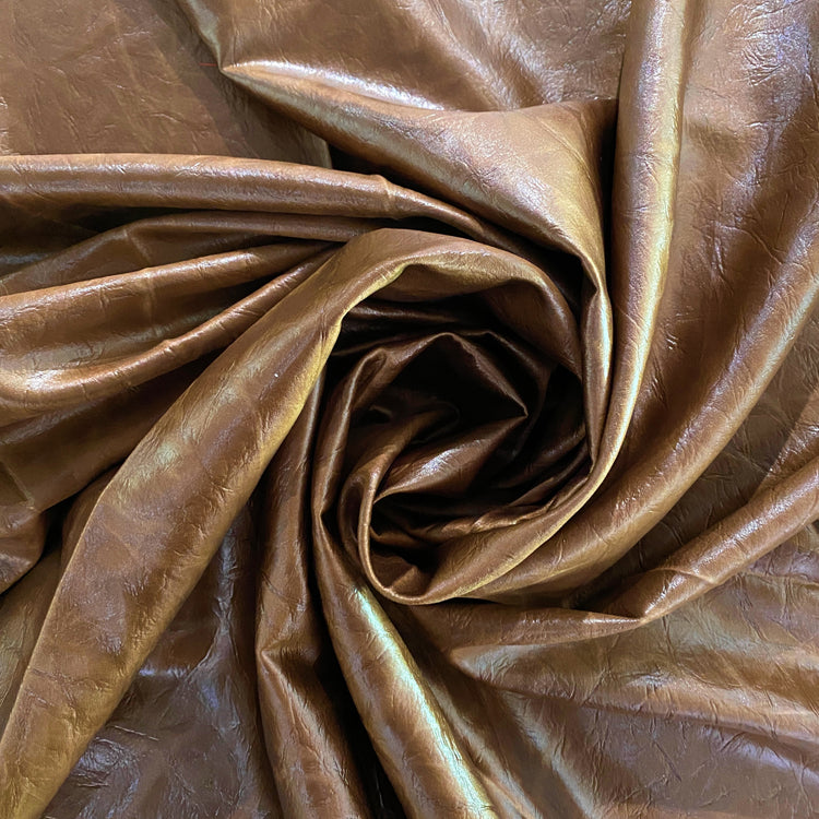 (Remnant) Leather Finish Satin - Chocolate - 2.10m (Stained)