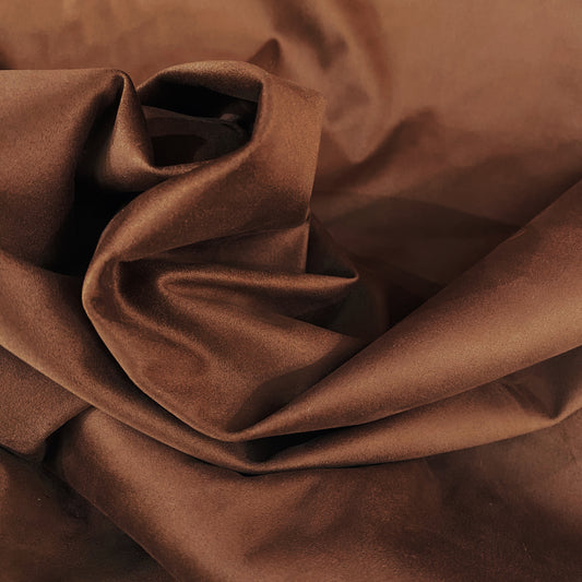 Stretch Faux Suede - Double sided - Sienna