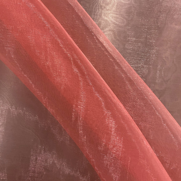 Liquid Steel Organza - Light Pink