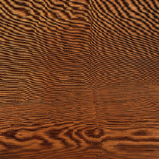 Accordion-Pleated Taffeta - Rust