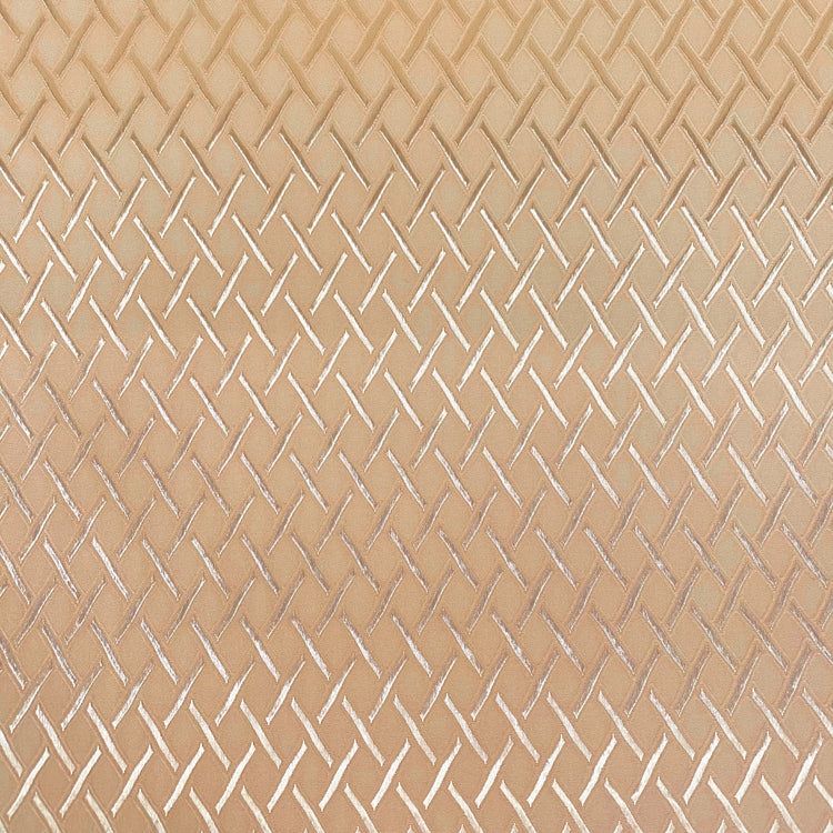 Diamond Hatch Poly/Spandex Damask - Cornsilk