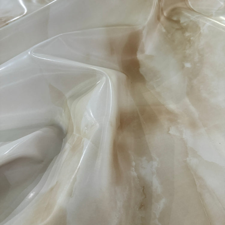 PVC - Marble Print - White