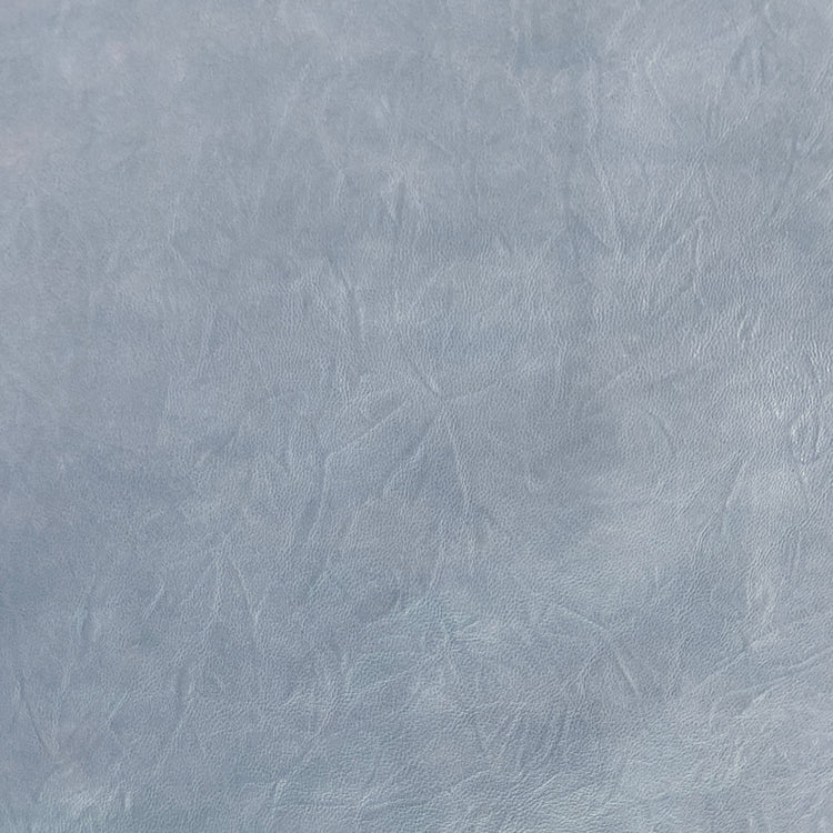 Wrinkle Grain Faux Leather - Sky Blue