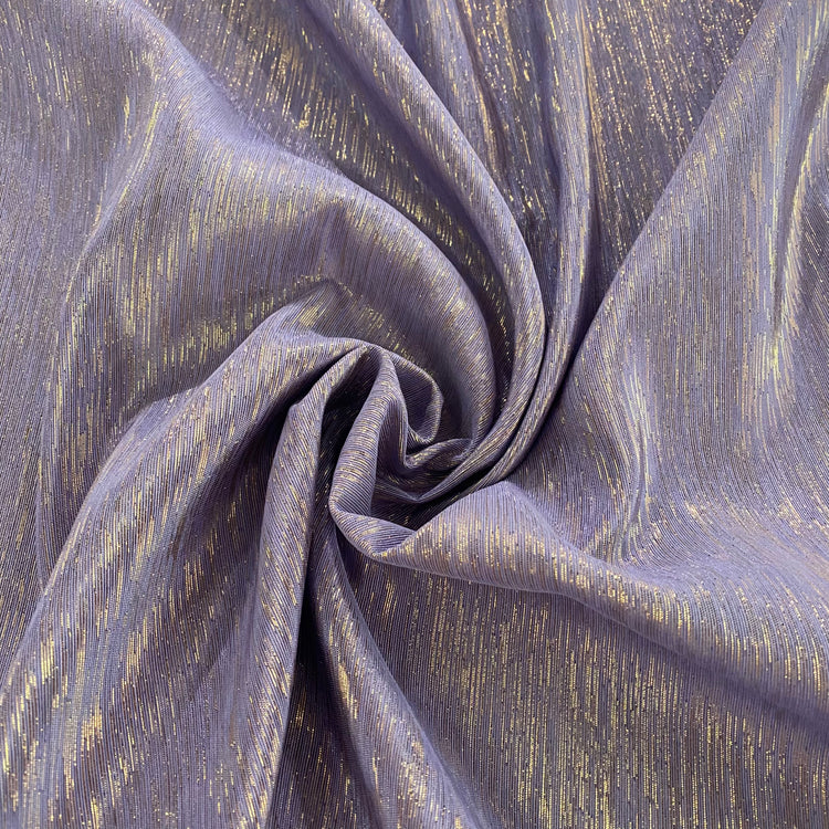 Metallic Dupion - Dark Thistle/Gold