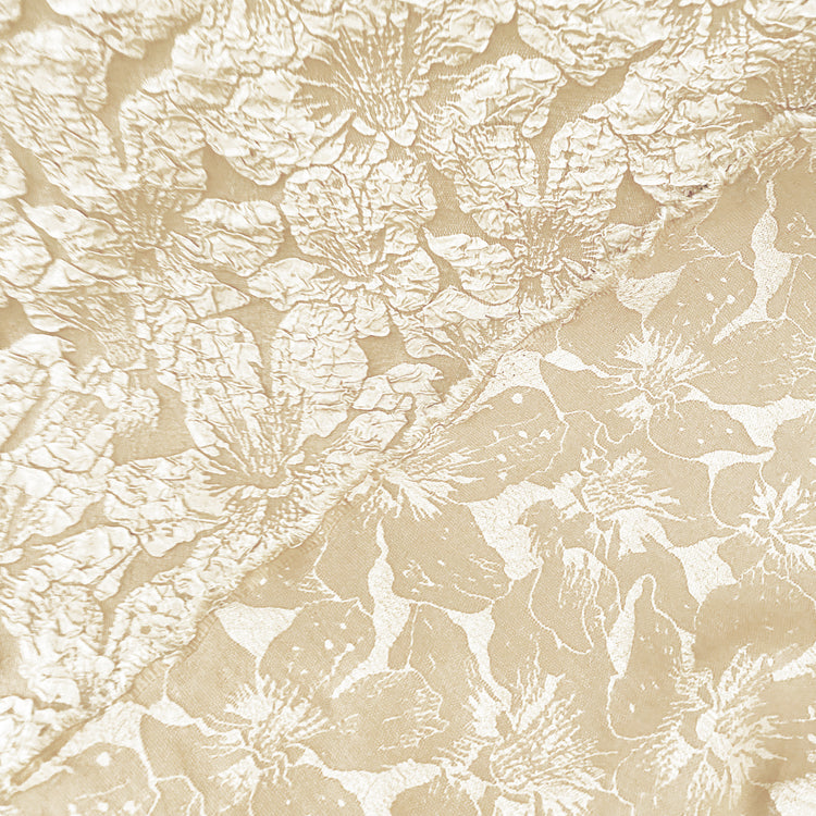 Lily Floral Cloqué - Beige