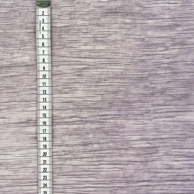 Crinkled Sheer Silk Chiffon - Mulberry Tonal