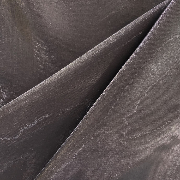 Shimmering Lake Satin - Slate Grey