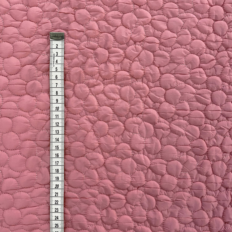 Forget-Me-Not Quilted Taffeta / Wadding - Pink