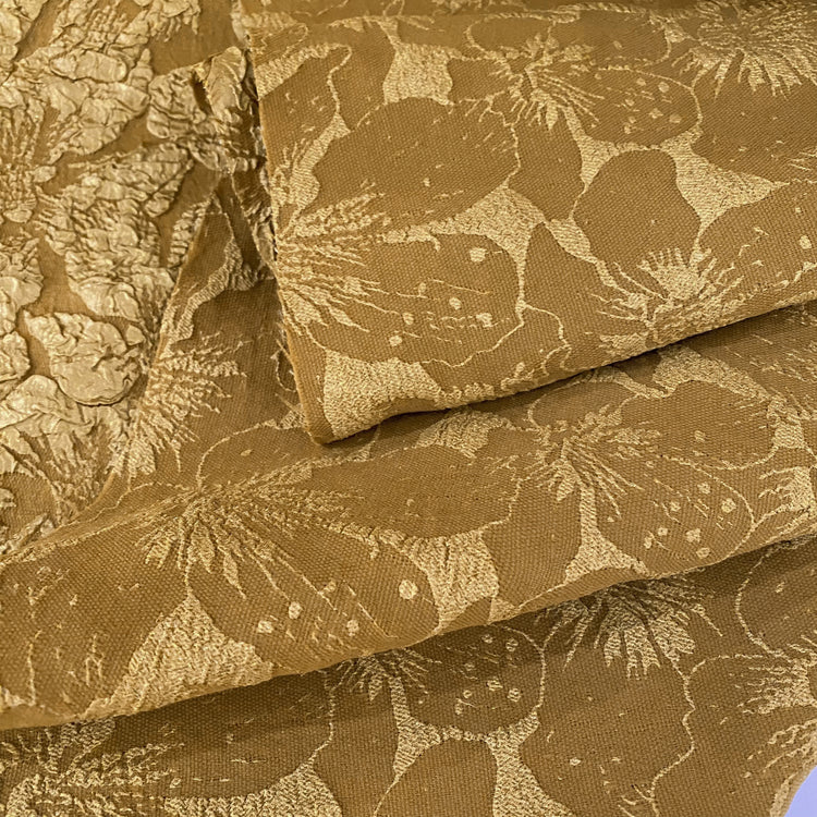 Lily Floral Cloqué - Goldenrod