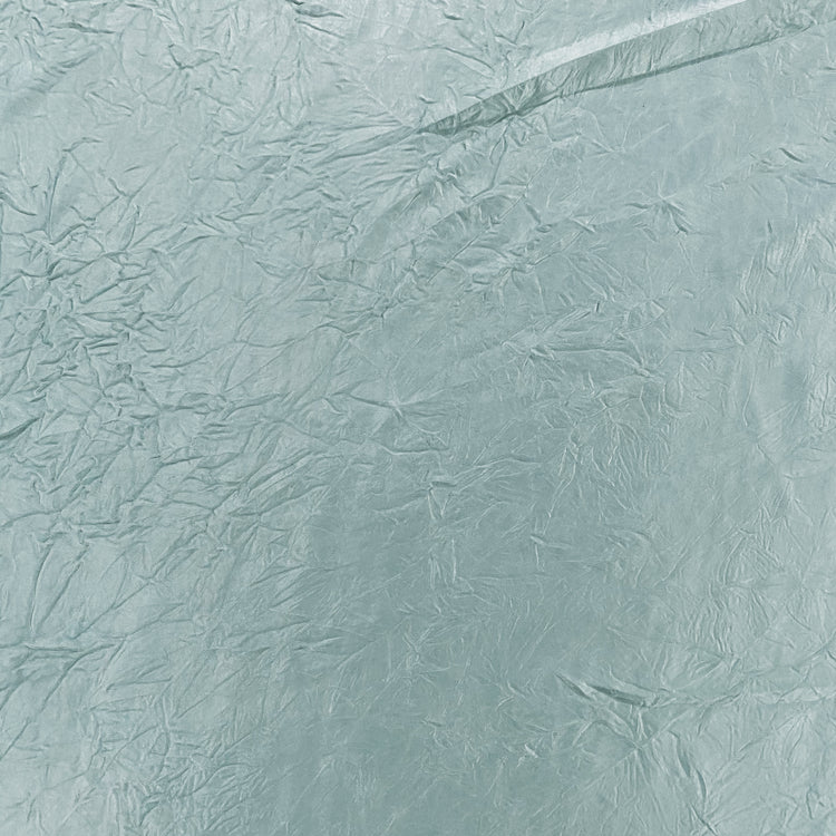 Creased Satin - Duck Egg