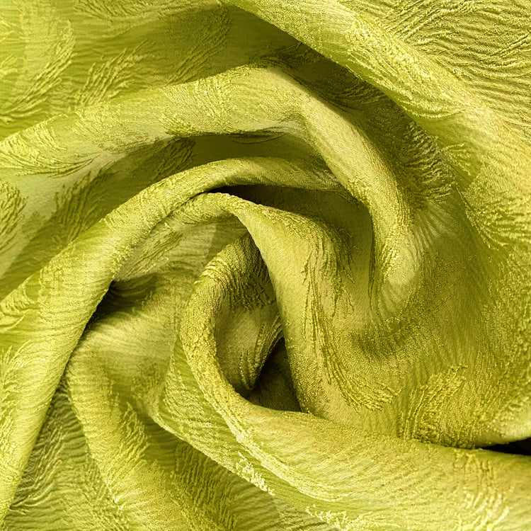 Rippled Floral Damask - Green