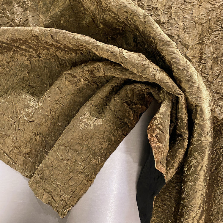 Bonded Crushed Metallic Organza - Goldenrod