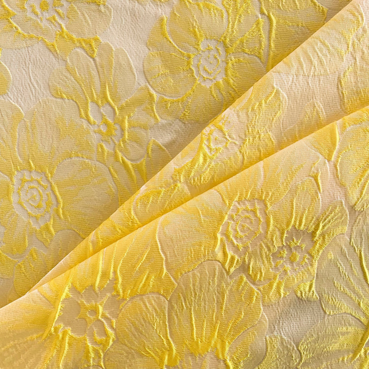 Large Poppy Damask - Yellow