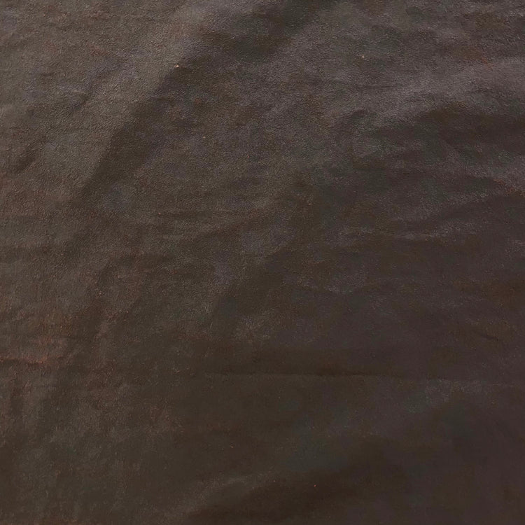 Cotton Blend Twill Faux Suede - Dark Maroon / Brick