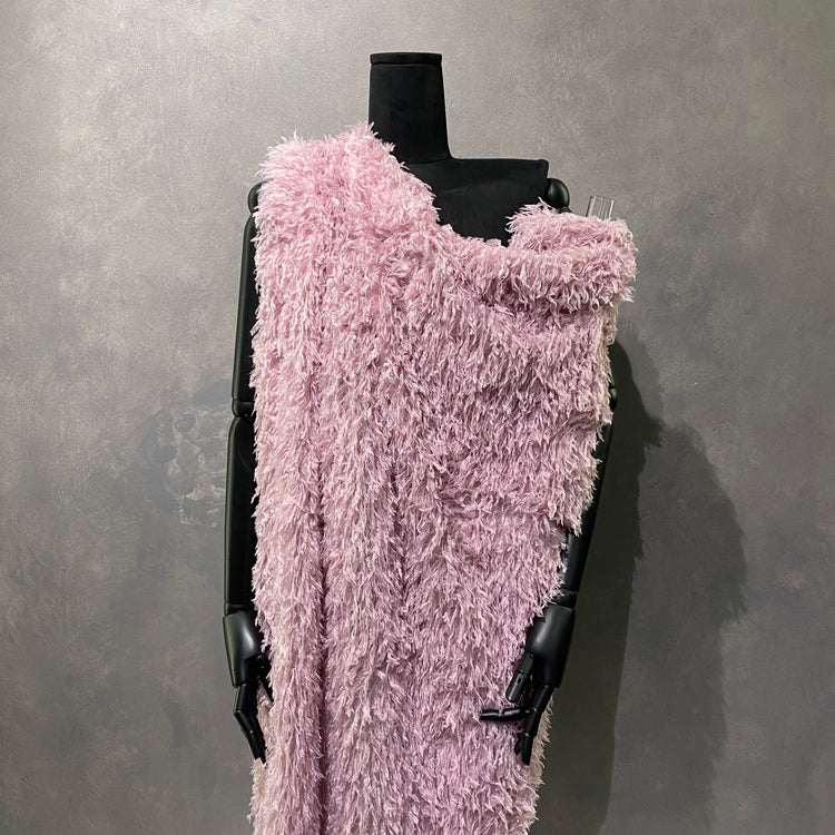Faux Ostrich Feather Fur- Lavender Blush