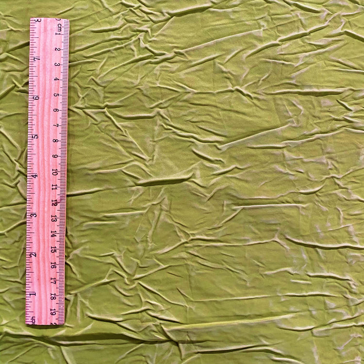 Creased Sateen - Olive