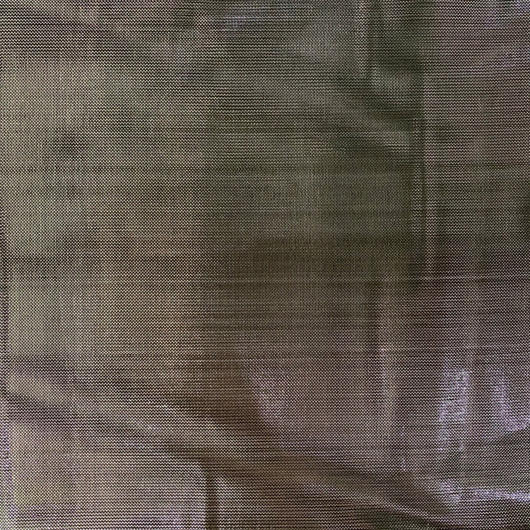 Shot Silk Lurex Lamé - Silver / Black
