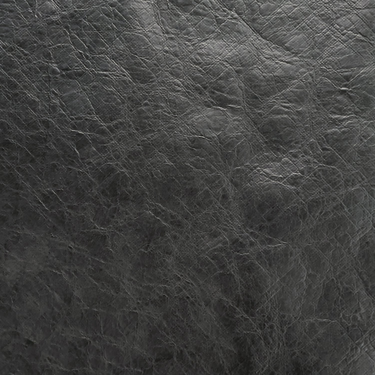 Faux Leather Tyvek with backing - Black