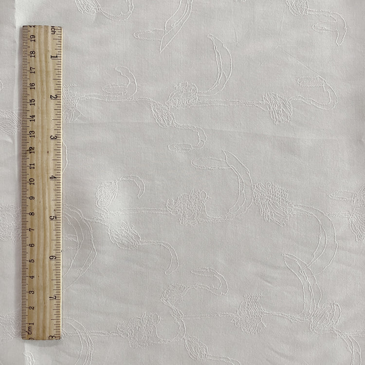 Summer Set Rose Twill - White