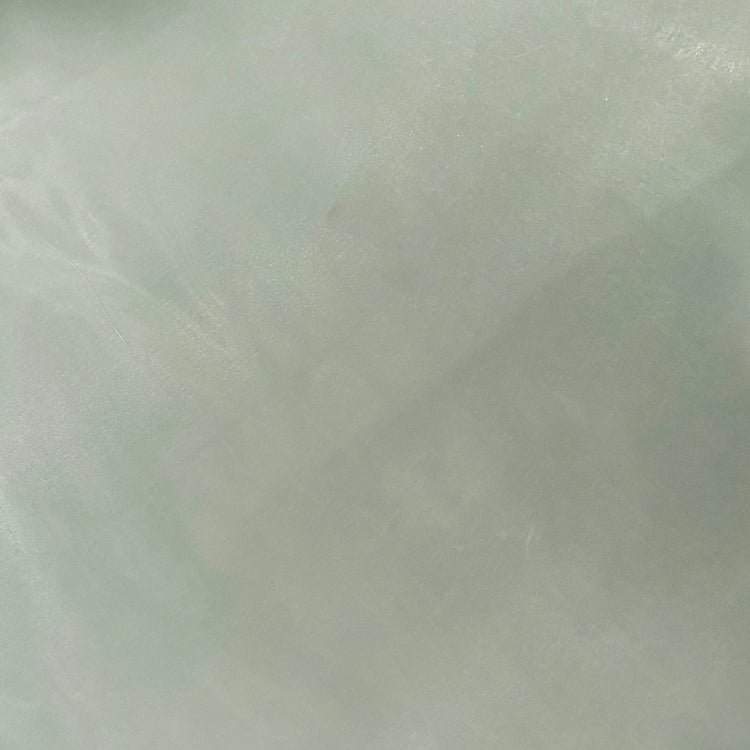 Pearlescent Satin Organza - Pale Green