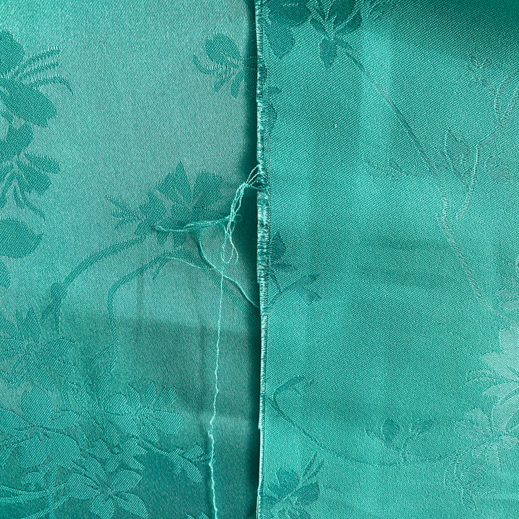 Satin Orchid Damask - Aquamarine