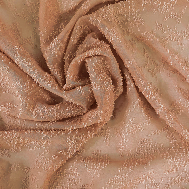 Sheer Crepe - Cut Pile-Insert - Tan Brown