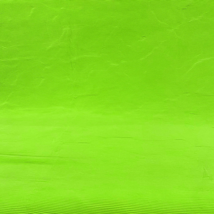 Accordion-Pleated Taffeta - Lawn Green