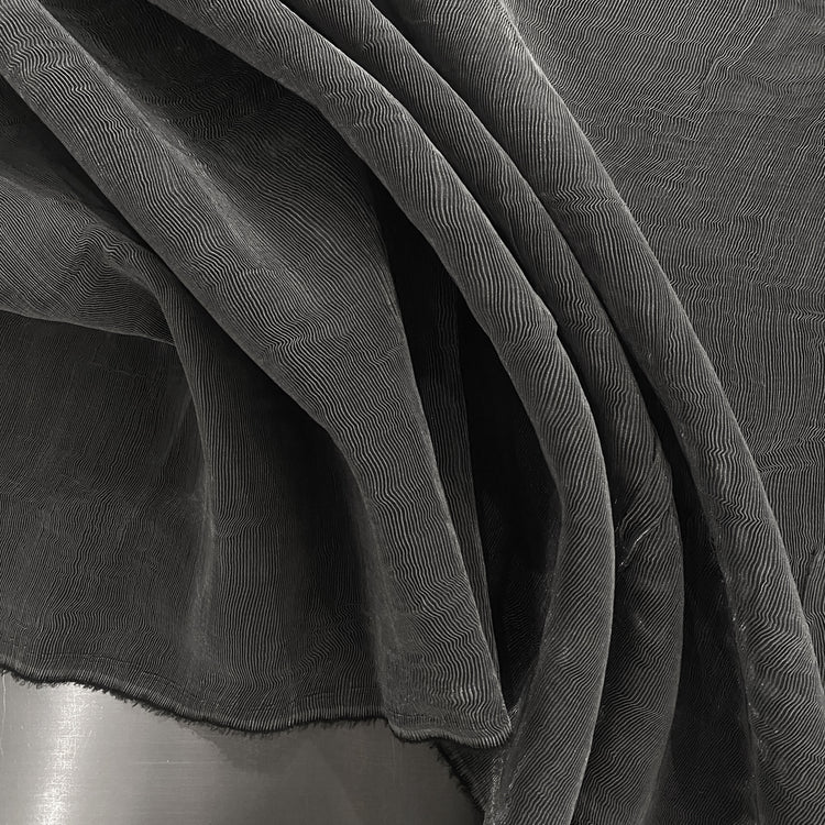 Bonded Plisse - Metallic - Silver