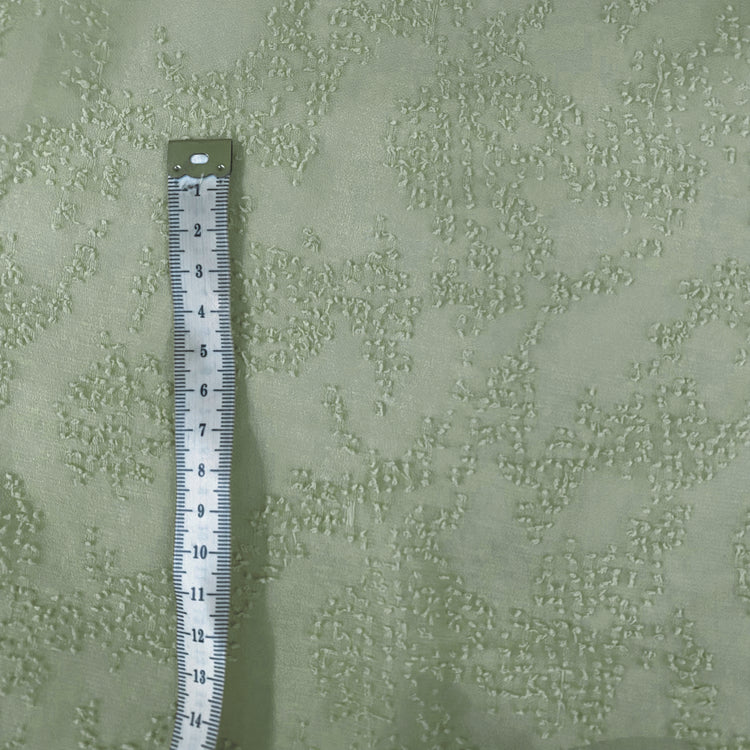 Sheer Crepe - Cut Pile-Insert - Pale Green