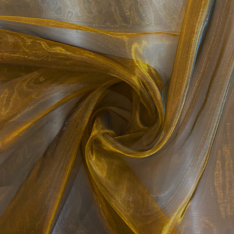 Liquid Steel Organza - Copper