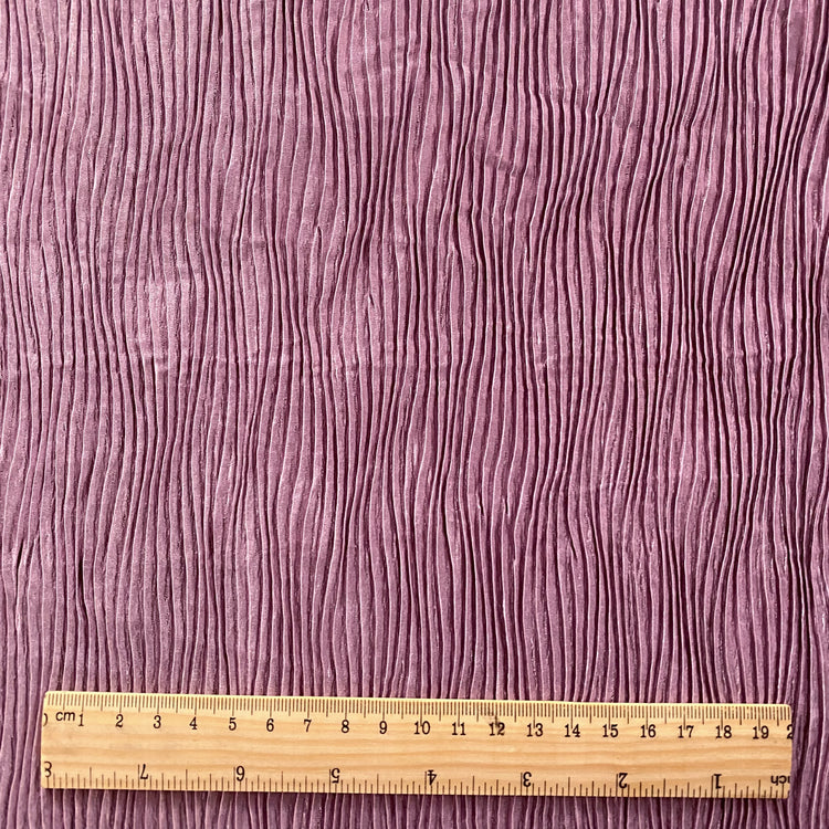 Plisse Satin - Plum
