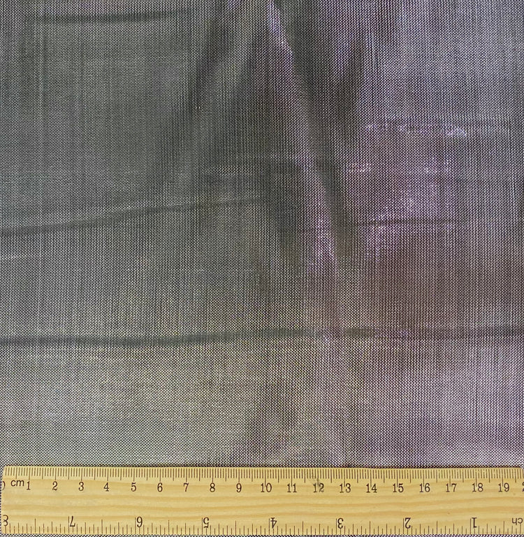 Shot Silk Lurex Lamé - Silver / Black